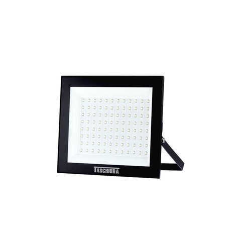 Refletor Tr Led Preto Taschibra - 100w - 6500k Luz Branca