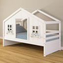 Ver imagem 1 de Cama Casinha Dos Sonhos Madeira Maciça Branco Housin