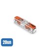 20 Emendas Inline Reta 2 Vias 0,25-4,0mm 221-2411 - Wago - 1