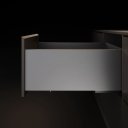 Ver imagem 1 de Gaveta Metálica Alta Higold Slim Serie N 167x450mm 40kg Cinza Soft Close 01 Kit