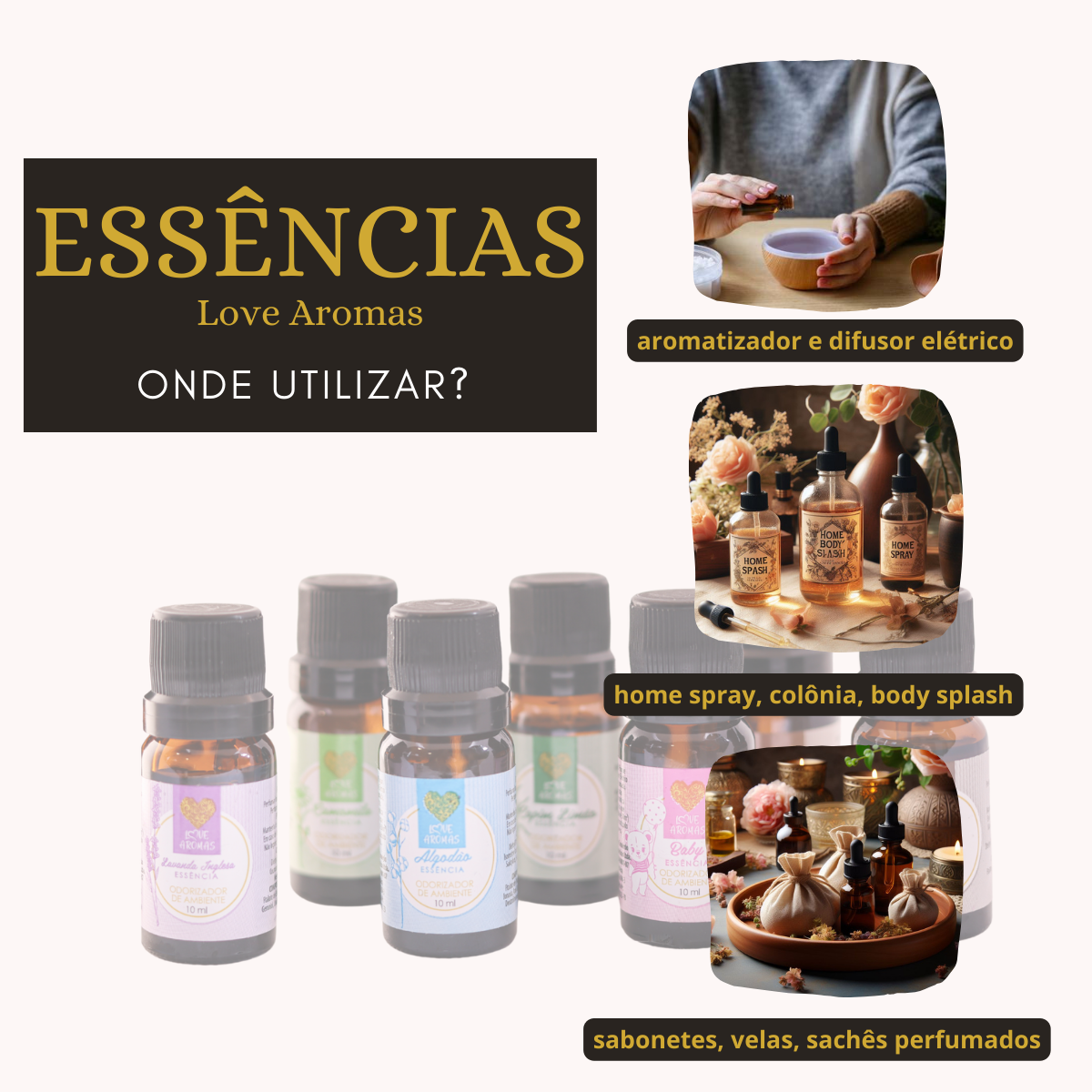 Kit 6 Essências Difusor Elétrico Aromas Cítricos e Doces - 5