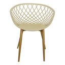 Ver imagem 3 de Kit 6 Cadeiras Poltrona Clarice Sidera Nest Web com Apoio de Braço