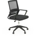 Ver imagem 1 de Cadeira de Escritório Premium Giratória com Regulagem de Altura - Preto