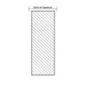 Porta Madeira Modelo Colmeia Alamoplac 60x210 X 3,5 Primer Branco C/ Borda - Alamo - 319900126 - 2