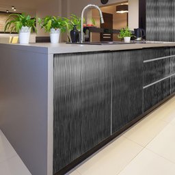 Papel de Parede Adesivo Lavavel Decor Onda Cinza Metalico - 2