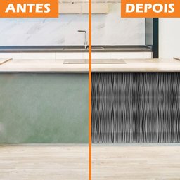 Papel de Parede Adesivo Lavavel Decor Onda Cinza Metalico - 7