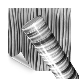 Papel de Parede Adesivo Lavavel Decor Onda Cinza Metalico - 1