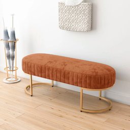 Recamier Glow Veludo Terracota - Zahav Estofados - 2