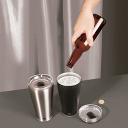 Copo Térmico de Cerveja Preto 700ml Mor - 8