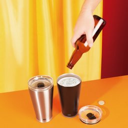 Copo Térmico de Cerveja Preto 700ml Mor - 7