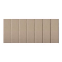 Cabeceira Modular Paris Tecido Veludo King 200 Cm 10 Modulos:bege - 3