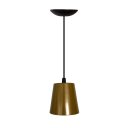 Ver imagem 1 de Pendente Luminária de Teto Cúpula Baldinho Retrô Suporte Plástico - Soquete E-27 – Abf Luminárias:do