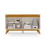 Buffet Aparador Star 4 Portas 80,5x140x40cm - 4