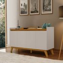 Ver imagem 1 de Buffet Aparador Star 4 Portas 80,5x140x40cm