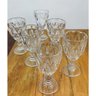 Jogo 6 Taças de Vidro 340ml Cristal Diamante Vinho Suco Água 340ml - 2