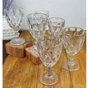 Ver imagem 5 de Jogo 6 Taças de Vidro 340ml Cristal Diamante Vinho Suco Água 340ml
