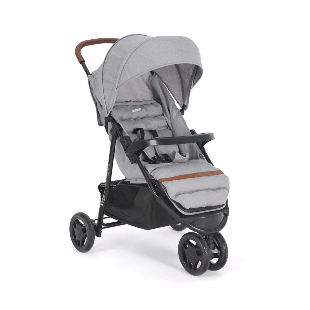 Carrinho com Bebê Conforto Travel System Breeze Duo Infanti Cinza - 2