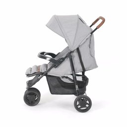 Carrinho com Bebê Conforto Travel System Breeze Duo Infanti Cinza - 5