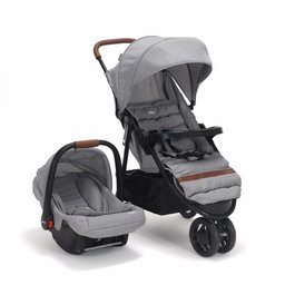 Carrinho com Bebê Conforto Travel System Breeze Duo Infanti Cinza - 1