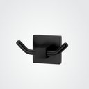 Ver imagem 1 de Cabide Perflex Quadra Preto Fosco 12120724