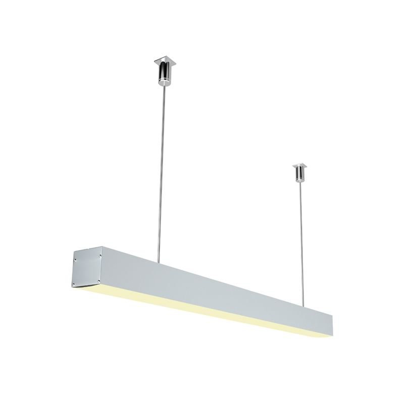 Perfil Pendente Largo para Fita Led Luminatti LM1144 com 1 metro Branco - 1