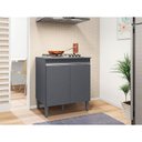 Ver imagem 3 de Balcão Cooktop Andréia Cinza Fosco - Ajl