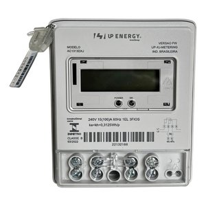 Medidor de Energia Watimetro Bifasico sem Neutro - Up Energy