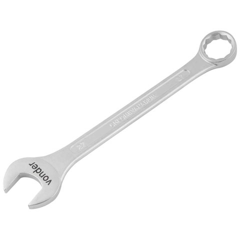 Chave Combinada 27mm Aço Cromado Vanádio Reta - 3742270000 - Vonder
