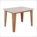 Ver imagem 1 de Mesa de Jantar Florata 120x90 Mel Blonde Off White Viero
