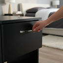 Ver imagem 7 de Mesa de Cabeceira Gaveta Comum e Gaveta Secreta com Fechadura Oculta - Preto