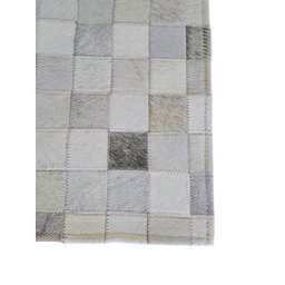 Tapete de Couro Quadriculado 2,00 X 1,50 M Cinza - 4