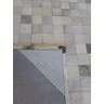 Tapete de Couro Quadriculado 2,00 X 1,50 M Cinza - 5