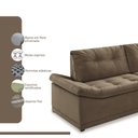 Ver imagem 4 de Sofá Milos 4 lugares e chaise 3,25m