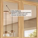 Ver imagem 6 de Armário Aéreo 2 Portas Vidro 100% MDF 80cm Malta Marrom/Amêndoa Espresso Móveis