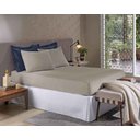 Ver imagem 1 de Lençol Plush Inove Liso Queen Cevada Hedrons