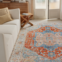 Ver imagem 3 de Tapete de Sala Vinci 1 Peça 1,00 X 1,40 M Antiderrapante - Verona