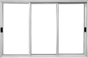 Ver imagem 1 de Vitro de Aluminio 3 Folhas Móveis sem Grade Linha Modular:1,20 X 1,50/branco