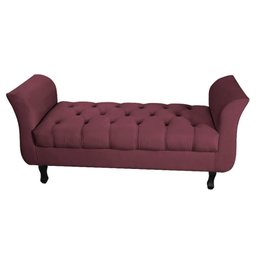 Recamier Grécia Calçadeira Decoração Moderno Quarto Sala Estar Jantar Suede - 1