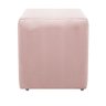 PUFF PUF PUFE LUXO DADO QUADRADO GIVEN SUEDE ROSE - TF - 2