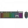 Combo Teclado + Mouse Gamer Rgb Rainbow Ranger Grafite Fortrek - 1