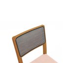 Ver imagem 3 de Par de Cadeiras em Madeira Maciça Kappesberg Lola Linho Mesclado Areia (tela Chumbo)