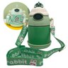 Garrafa Infantil Térmica Inox com Alça Canudo Verde - 1