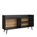 Ver imagem 2 de Rack Retrô para TV até 50 Polegadas 120cm 2 Prateleira Sala