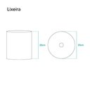 Ver imagem 3 de Lixeira para Banheiro Bege Claro 20 X 20cm 6,2l