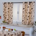 Ver imagem 1 de Cortina de Cozinha Estampada Café FASTLAR 125X250CM