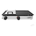 Ver imagem 3 de Chapa de Lanche Hambúrguer com Prensa 30x60 Á Gás +