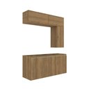 Ver imagem 2 de Conjunto para Banheiro Kappesberg Celeste 7 Peças Nogueira 160cm