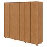 Guarda-roupa Casal 6 Portas com Pés 100% Mdf Loop - 3