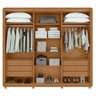 Guarda-roupa Casal 6 Portas com Pés 100% Mdf Loop - 5