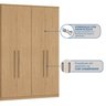 Guarda-roupa Modulado 4 Portas Elegance - 6